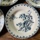 10 plates thistles Gien