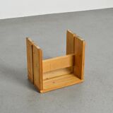 Solid pine stool Les Arcs