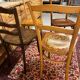 4 old bistro chairs