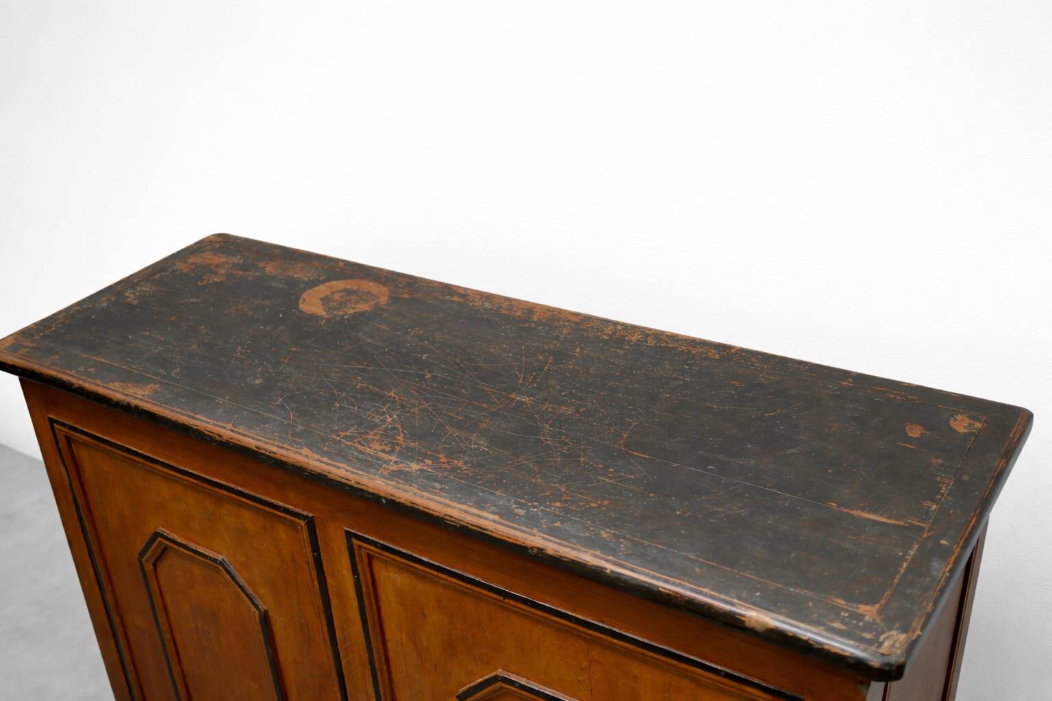 Antique wooden counter – late 19th / early 20th century