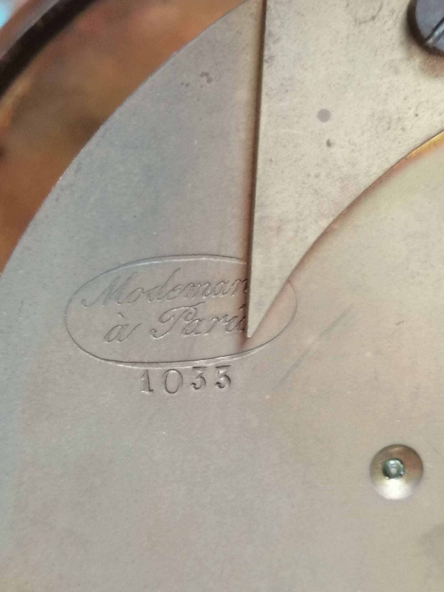 Empire chimney clock