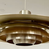 Old Scandinavian design suspension lamp Preben Fabricius and Jørgen Kastholm for Nordisk Solar vintage