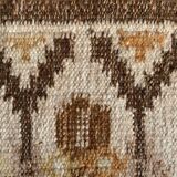 Flatweave Rug Ingegerd Silow, Swedish, Rollakan, Small, Original, Vintage