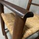Fauteuil en bois et paille pour enfant