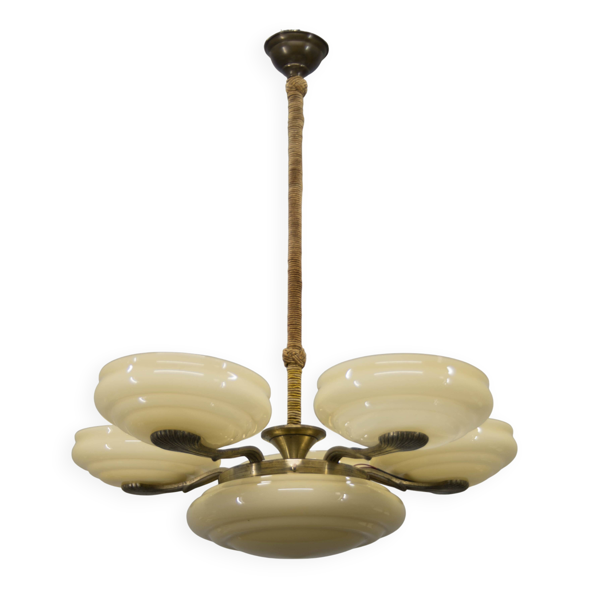 Art Nouveau Chandeiler, 1920s