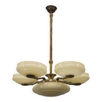 Art Nouveau Chandeiler, 1920s