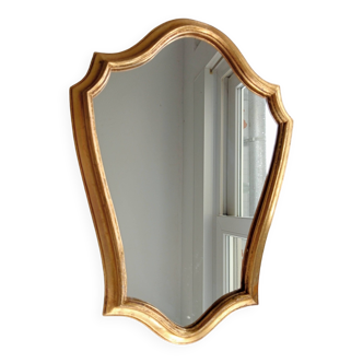 Pretty gilded wood mirror