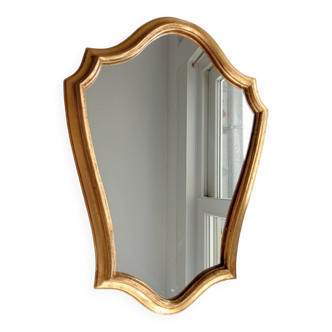 Miroir en bois doré