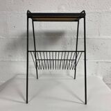 Side table magazine holders