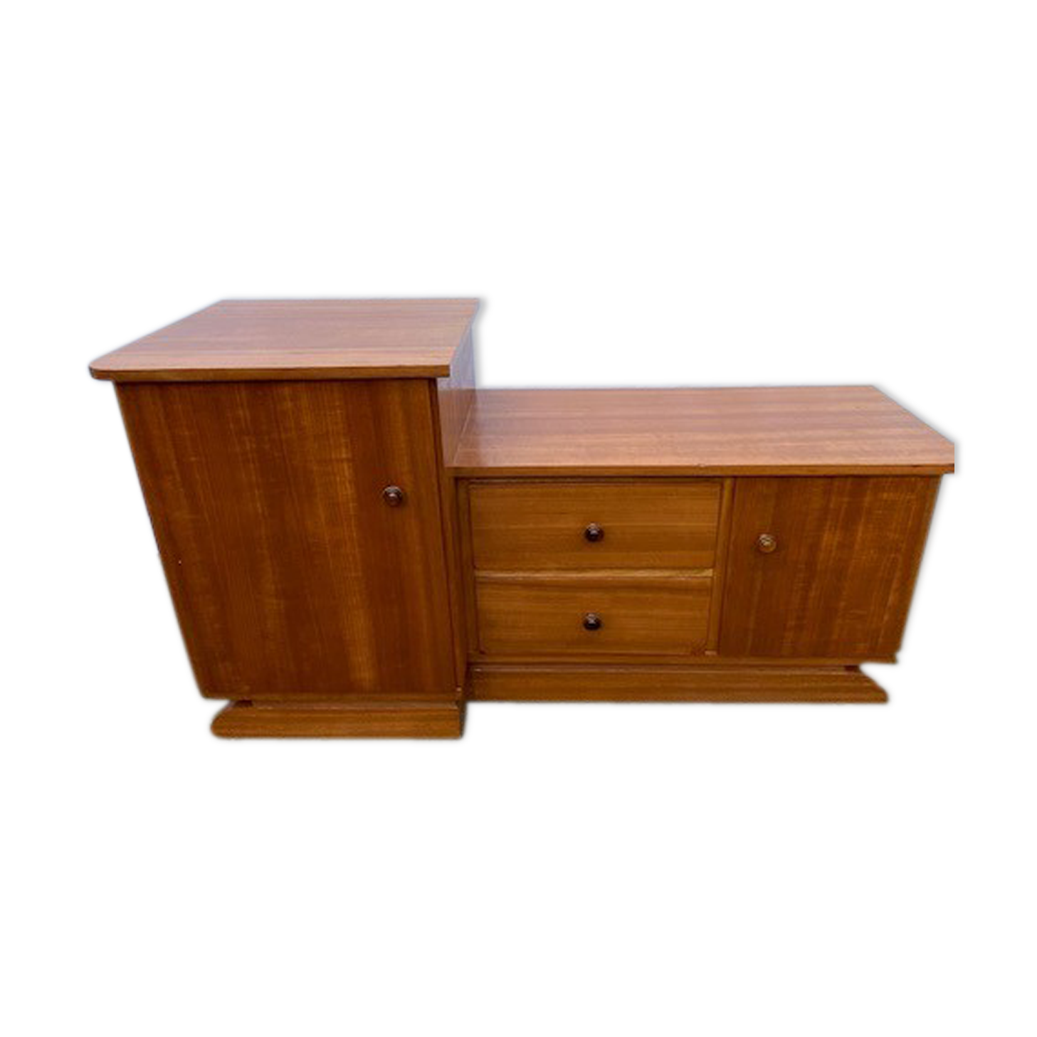 Vintage MCM teak 2 tier sideboard