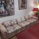 Vintage fabric sofa by Maison Pierre Frey