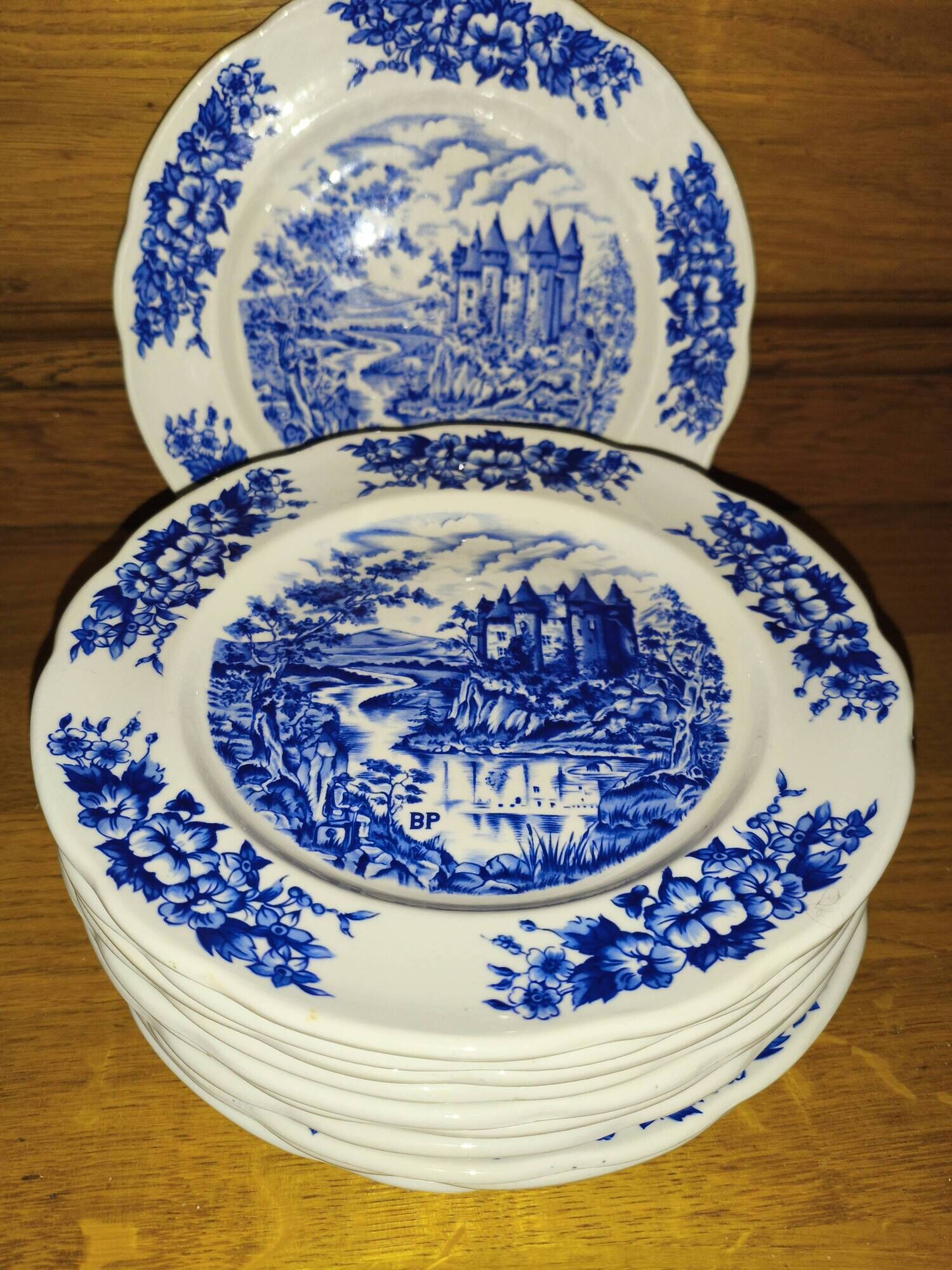 Vintage 1970s BP advertising plate