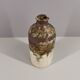 Enamelled sandstone vase signed by the artist 1960