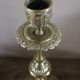 Candle holder brass corolla decor candle