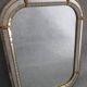 Miroir a facettes et parcloses laiton 1930/1950 - 64x81cm