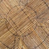 Table en rotin vintage