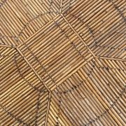Table en rotin vintage