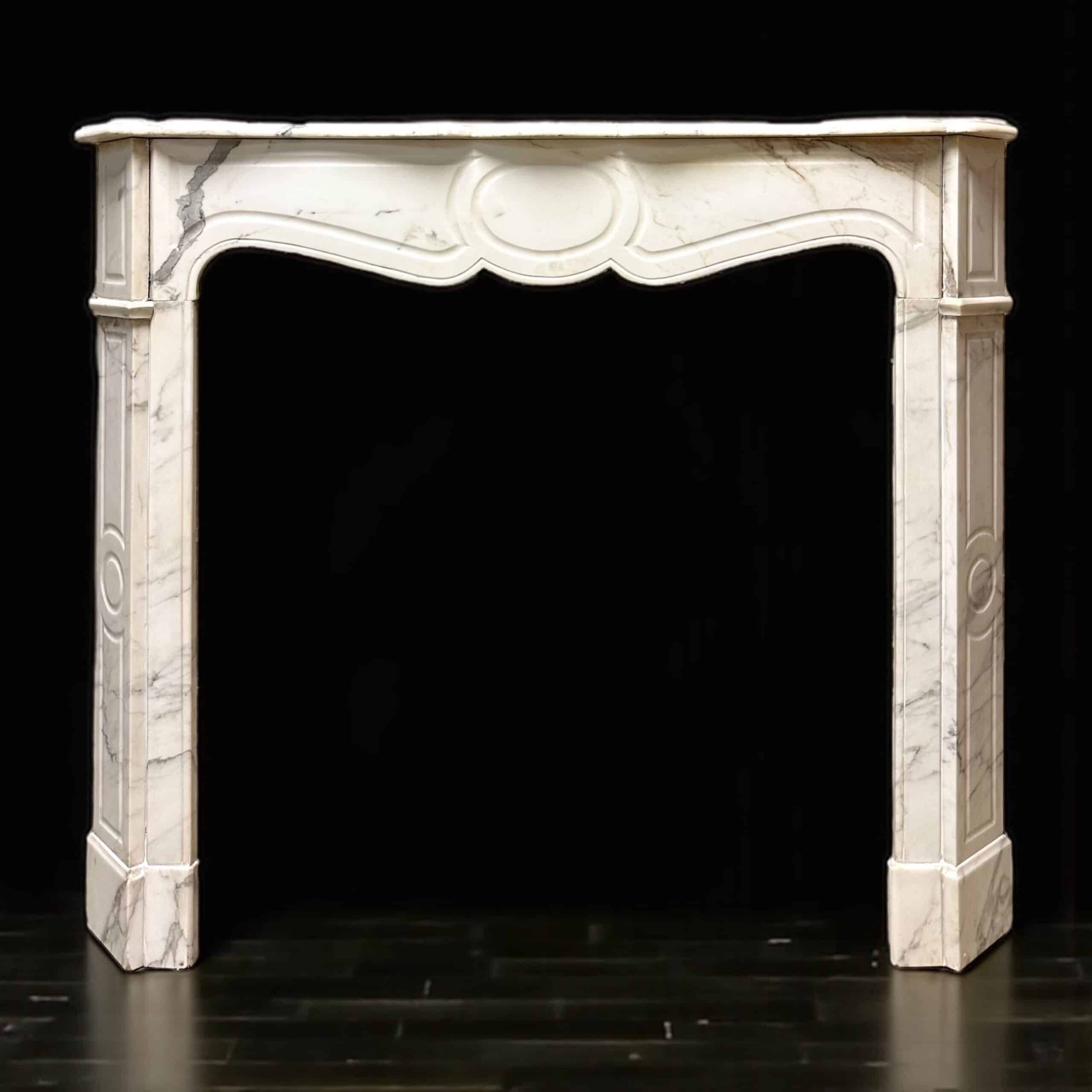 Louis XV style flat fireplace circa 1900