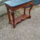 Console from the old Louis Philippe era with a marble top.