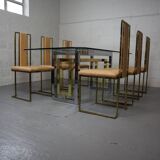 Italian dining room set by Renato Zevi from the 70's