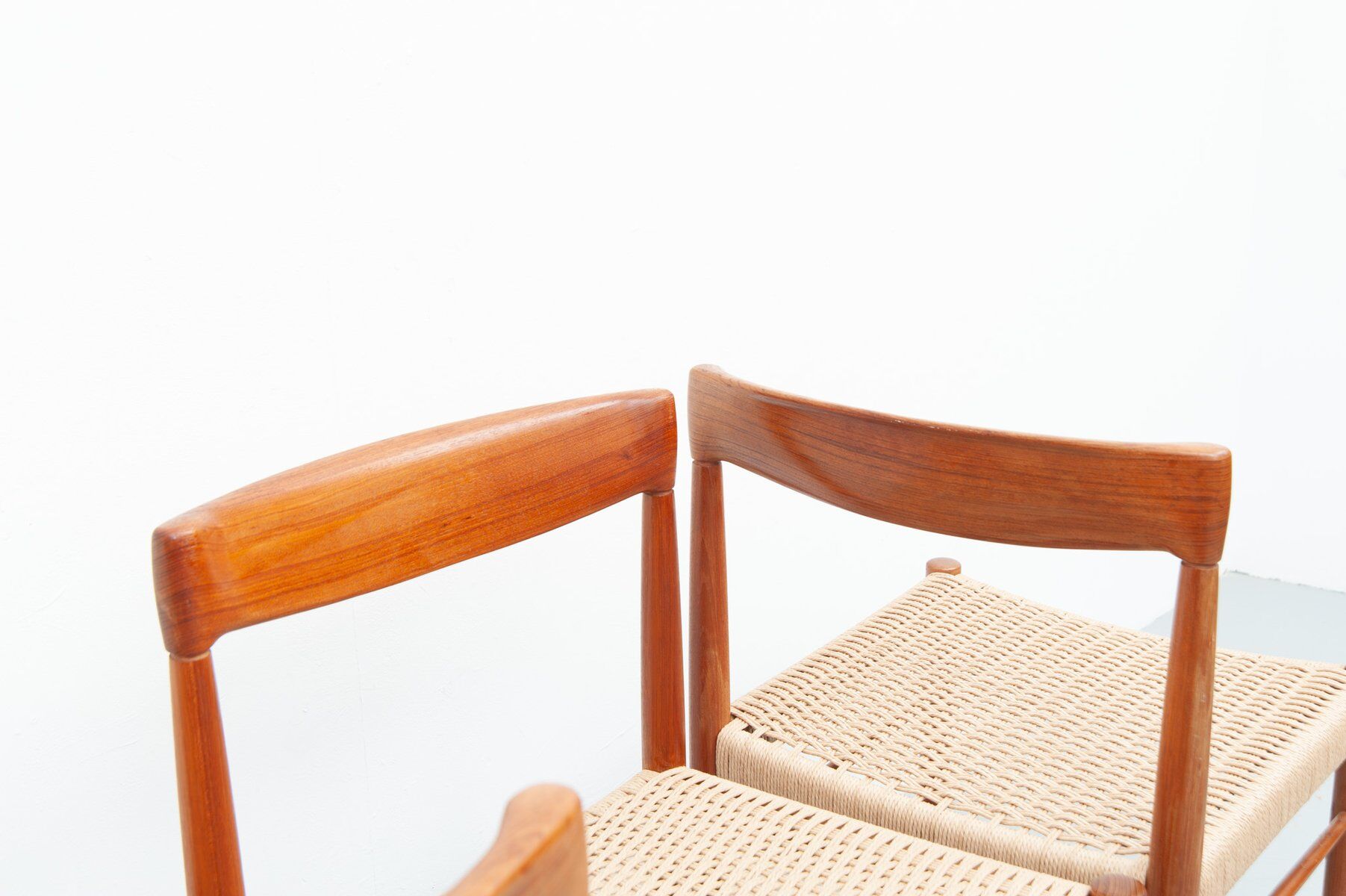 Vintage teak dining chairs by Henry Walter Klein for Bramin, 1960s, set of 4