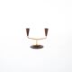 Teak candlestick, Danish design, 1970s, made in Denmark