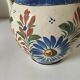 Henriot Quimper teapot – floral relief decoration