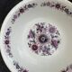 Paris porcelain salad bowl vintage floral motif 1970