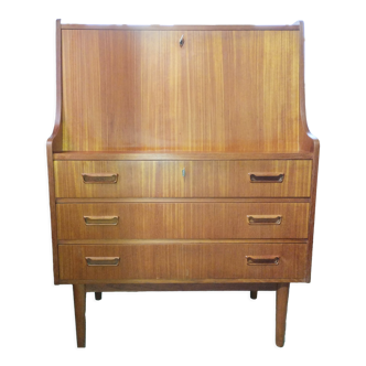 Danish vintage secretary design by Tibergaard