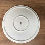 Plat à gâteau en faïence