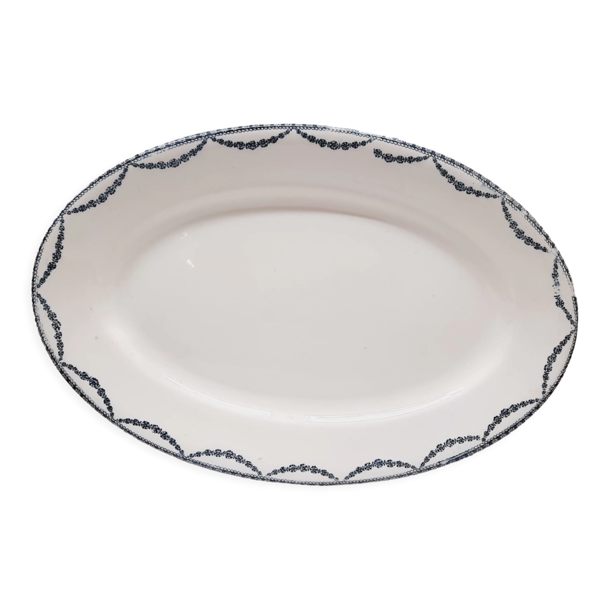 Oval dish Terre de Fer