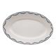 Oval dish Terre de Fer
