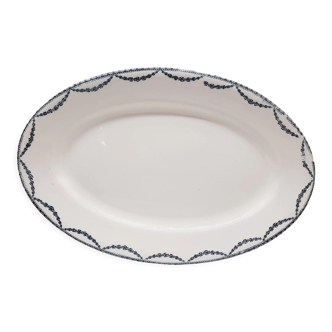 Oval dish Terre de Fer