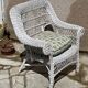 Vintage rattan kids garden armchair