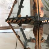 Ancient brass lantern 12 facets
