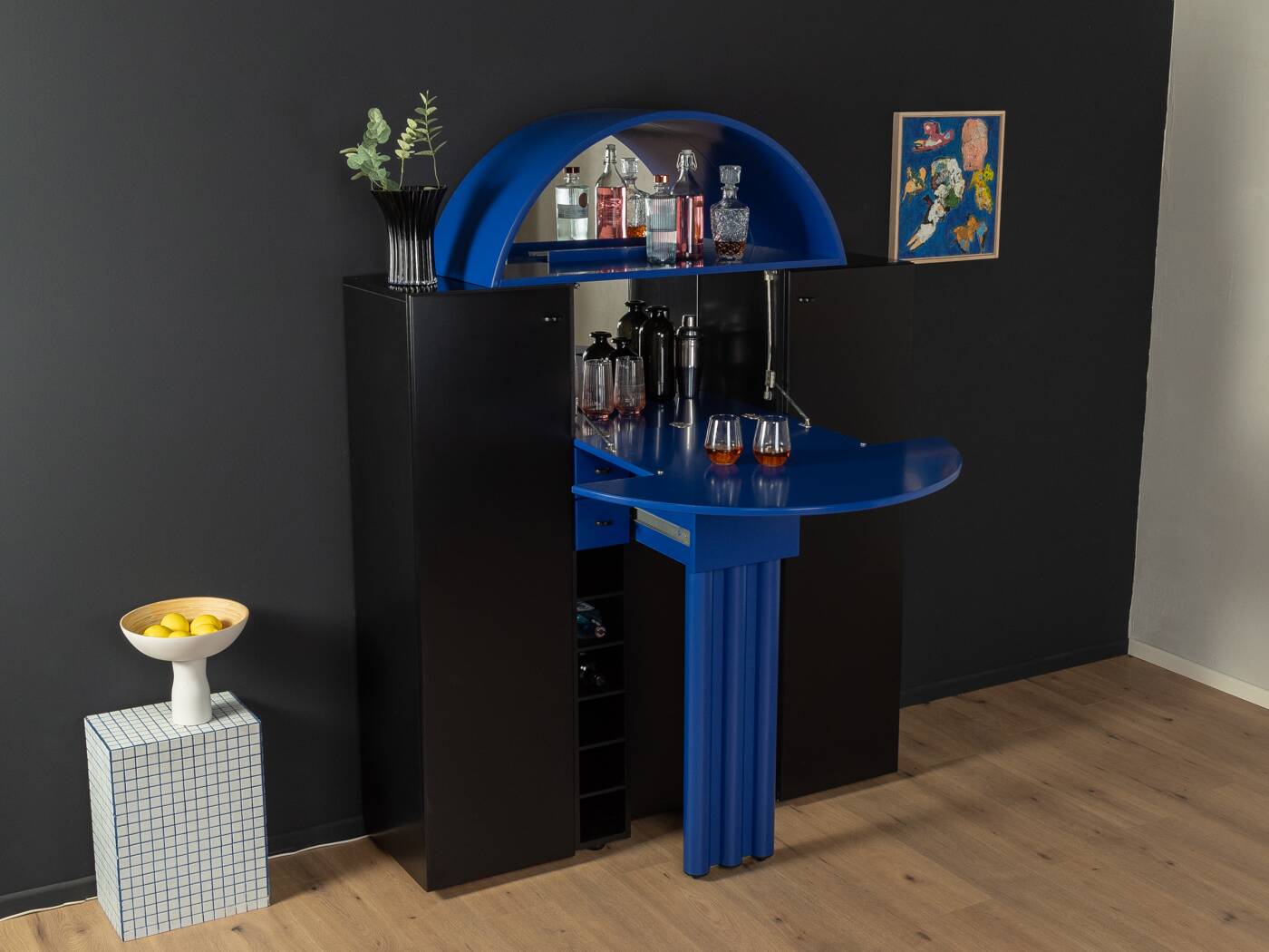 Meuble bar postmoderne par Peter Maly pour Interlübke