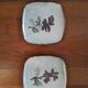 Set of 2 Vallauris plates signed by Gustave Reynaud