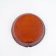 Vintage ceramic and leather ashtray from the 1950s