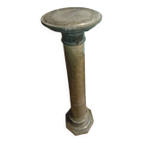 Green marble column