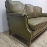 Mid-Century Chesterfield leather sofa, 1960s/1970s.