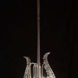 Set of 5 Art Decò Fountain Chandelier By Barovier e Toso, Murano Glass, 194