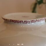 Iron clay soup tureen Moulin des loups, Athens model, red