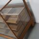 Antique British oak haberdashery cabinet, 1930s