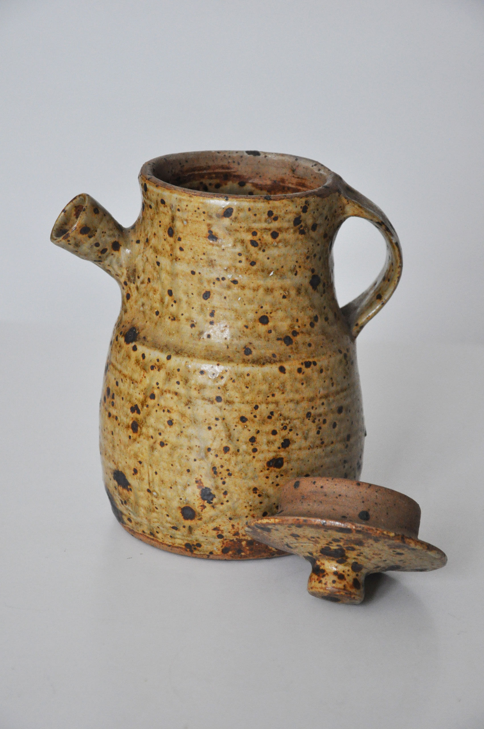 Gustave Tiffoche stoneware pitcher