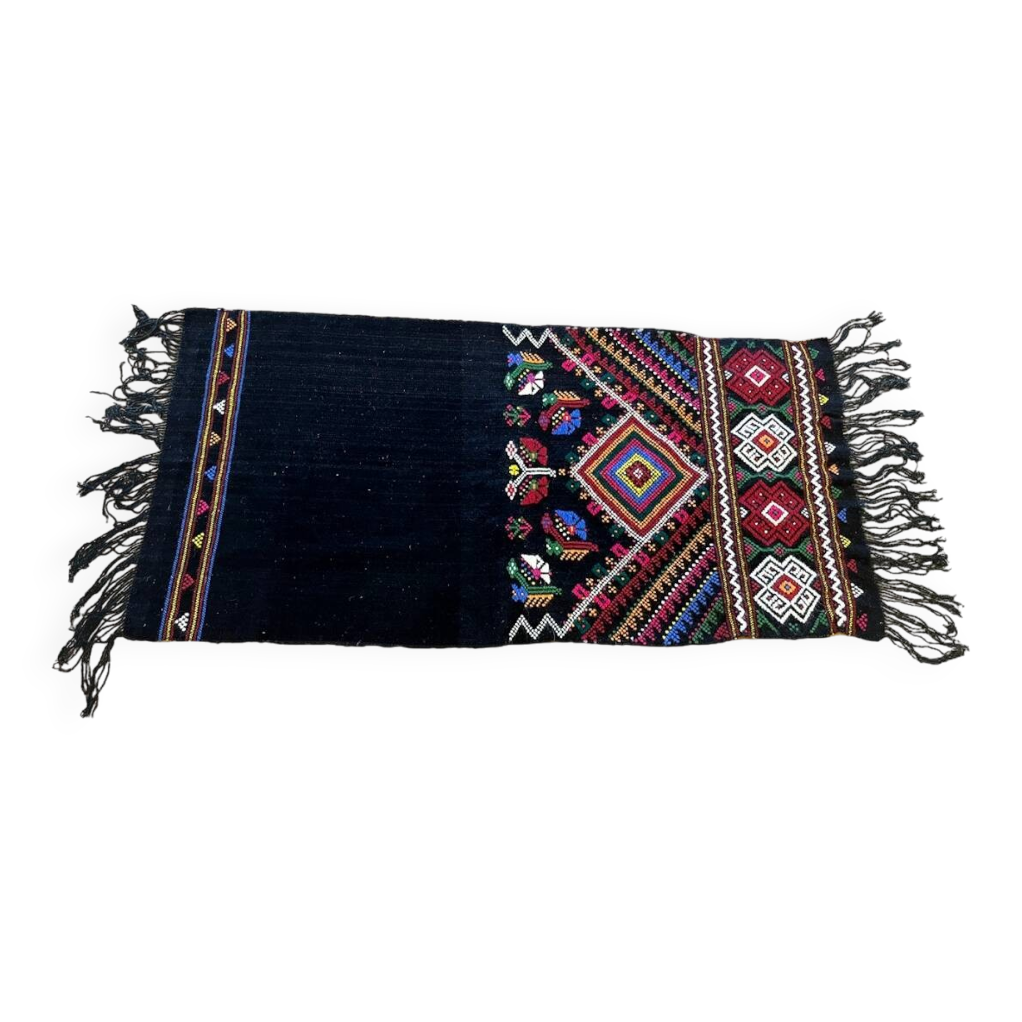 Old anatolian rug for sofa