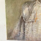 Portraits of young people oil on canvas signed 1914