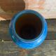 Antique ALDO LONDI vase for Bitossi, Chiseled Ceramic, Blue, Rimini Series
