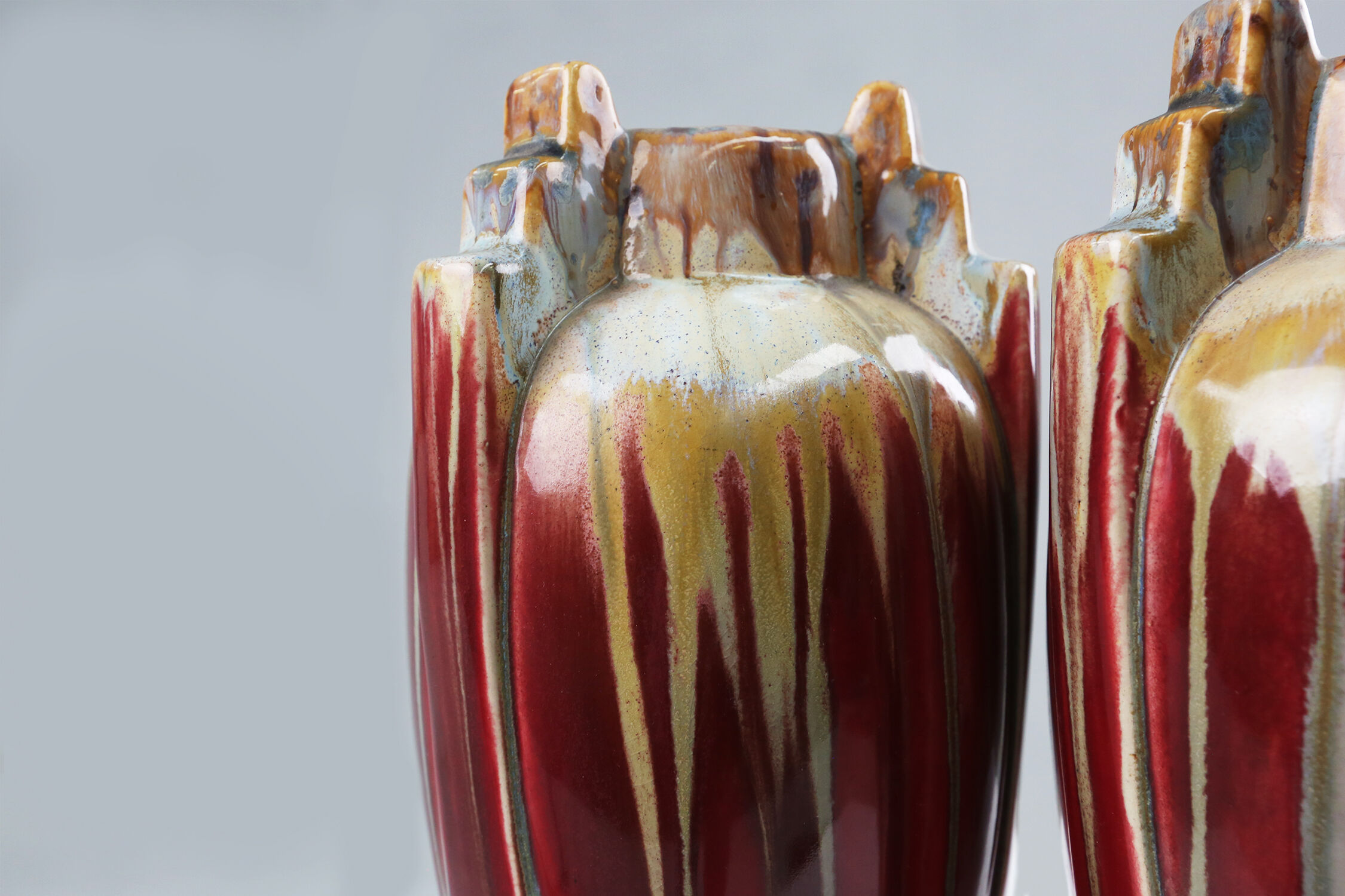 Set of Art Deco ceramic vases 1930