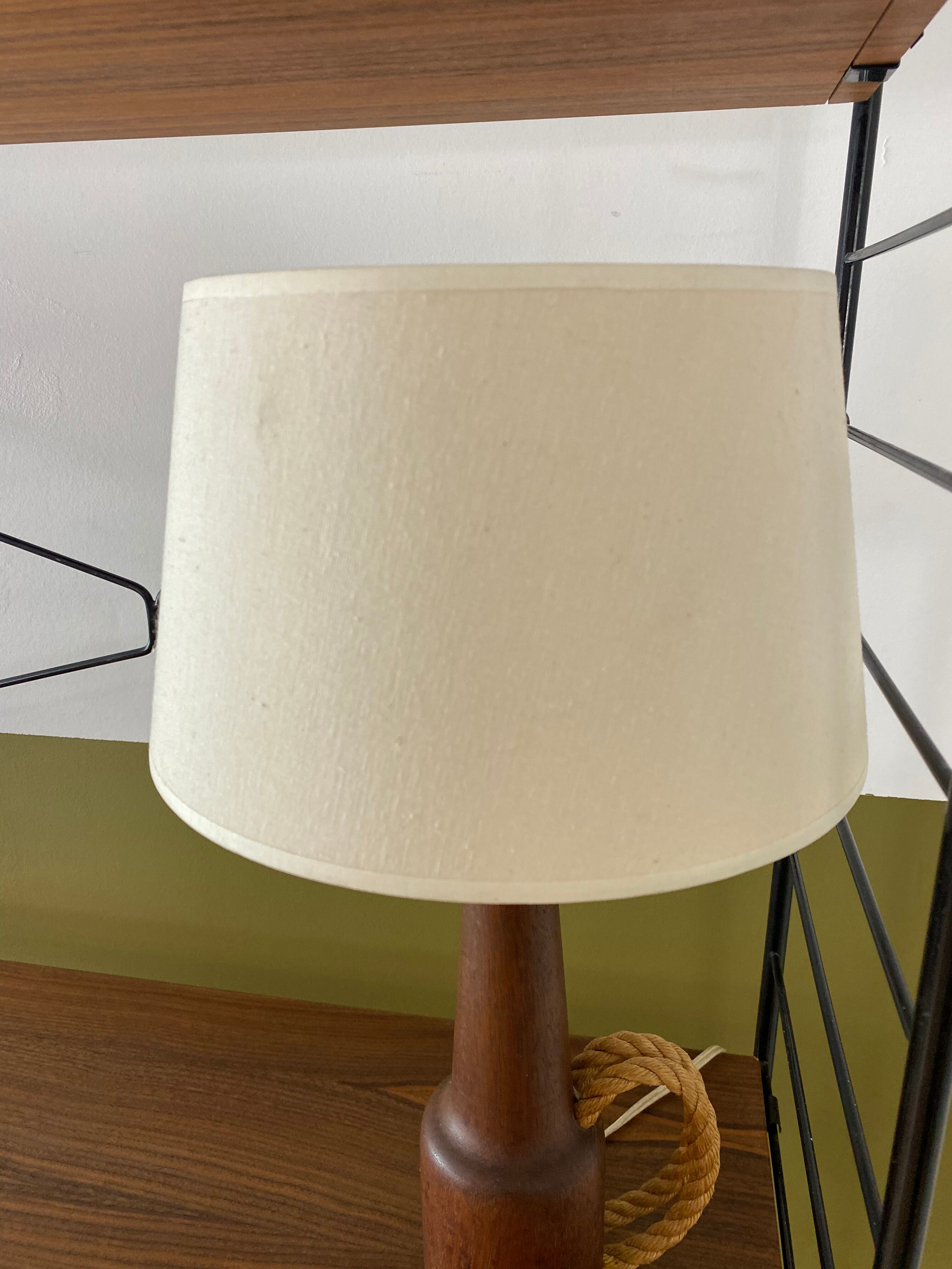 Vintage Scandinavian teak lamp