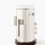 Garance Vallée for Monoprix. Chrome-plated metal and glass vase